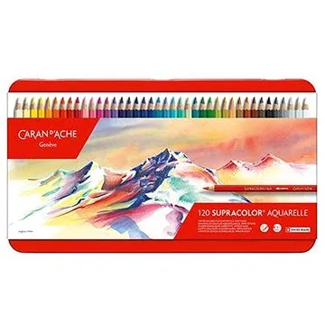 CARAN D'ACHE Supracolor Aquarelle 120 barev (3888.420)