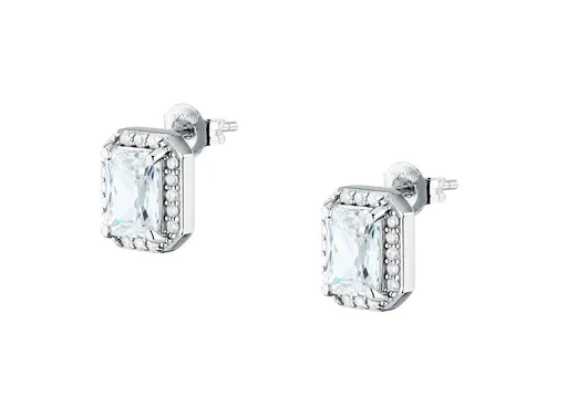 Morellato Stříbrné náušnice s kubickými zirkony Tesori SAIW320