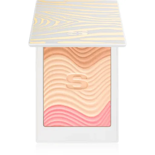 Sisley Phyto-Touche Sun Glow Powder tvářenka se štětečkem odstín Pêche Dorée 11 g