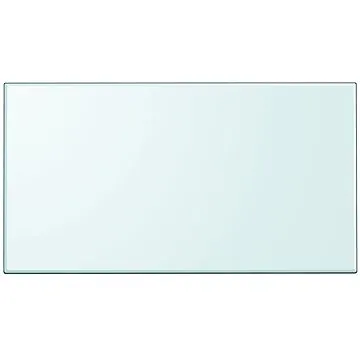 Stolní deska z tvrzeného skla obdélníková 1200x650 mm (243634)