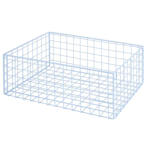 DEPOSIT Úložný kovový koš 24 x 34 cm - sv. modrá