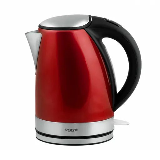 Orava Nerezová varná konvice 1,7 l, červená