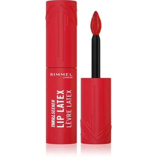 Rimmel Thrill Seeker Lip Latex tekutá rtěnka odstín 400 Rimmel Red 6 ml