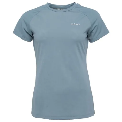 Fitforce EPOMA Dámské běžecké triko, světle modrá, velikost