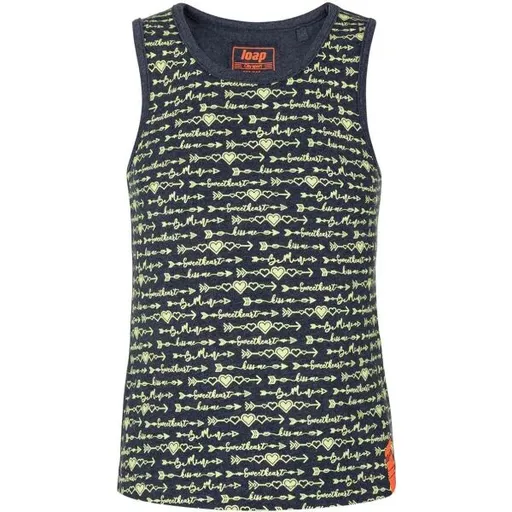 LOAP BESOLA Dívčí tílko, modrá, velikost 134-140