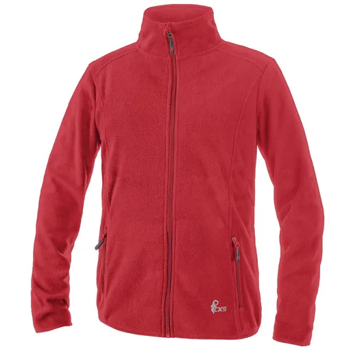 Canis (CXS) Dětská fleecová mikina CXS GRANBY CHILD - Červená | 130 cm