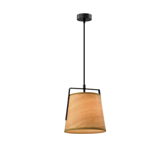 Stropní lampa Milbury černá 1x40W E27 žluté stínidlo