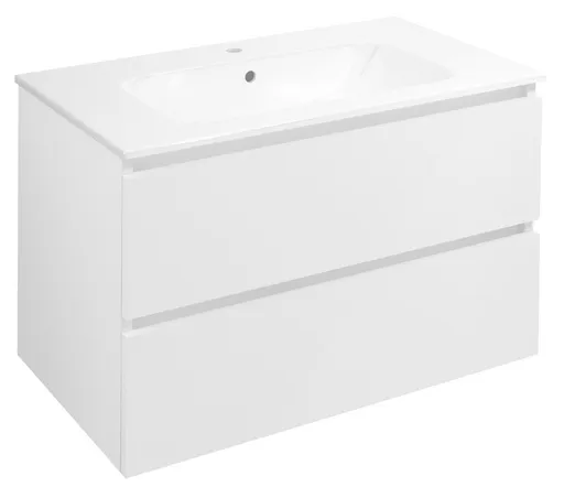 SAPHO EZARA umyvadlová skříňka 79,8x52x46cm, bílá lesk EZ801-3030