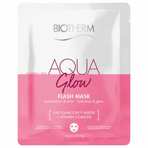 Biotherm Hydratační a rozjasňující pleťová maska Aqua Glow (Super Mask) 31 ml