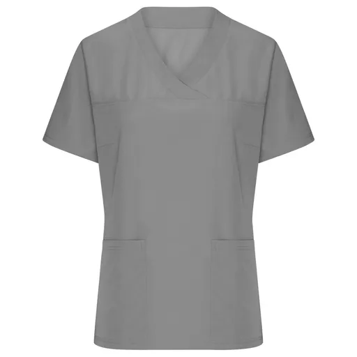 James & Nicholson (Daiber) Dámská strečová zdravotnická halena JN3103 - Středně šedá | L