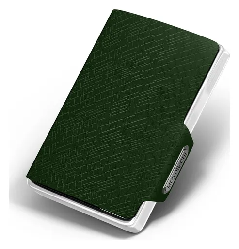 Kožená mini peněženka Mondraghi Elegance Cut Olive