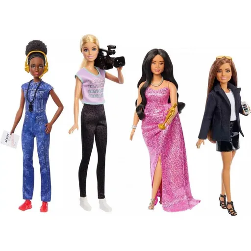 Mattel Barbie sada 4 ks panenek filmové povolání