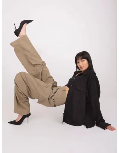 Dámská košile oversize s límečkem KINLEY černá