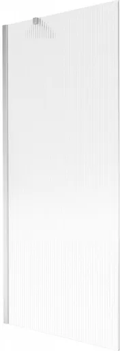 MEXEN/S Next vanová zástěna FIX 80 x 150, proužky, chrom 895-080-000-00-09-01