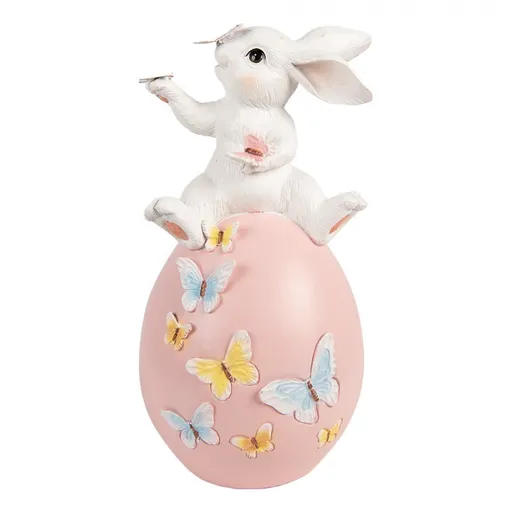 Žlutá kovová dekorační váza s květy Margo - Ø 38*49 cm Clayre & Eef