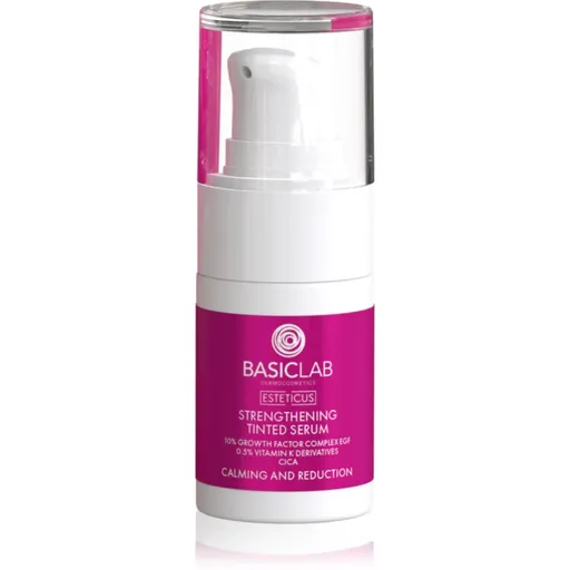 BasicLab Dermocosmetics Esteticus tónující sérum proti začervenání pleti 15 ml
