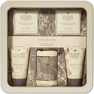 GRACE COLE Dárková sada do koupele v plechovce - Bergamot, zázvor