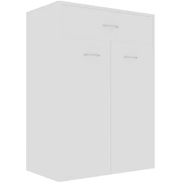 Botník bílý 60×35×84 cm dřevotříska (801071)