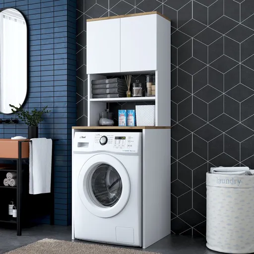 Skříňka na pračku KD101 - 1950 - Walnut