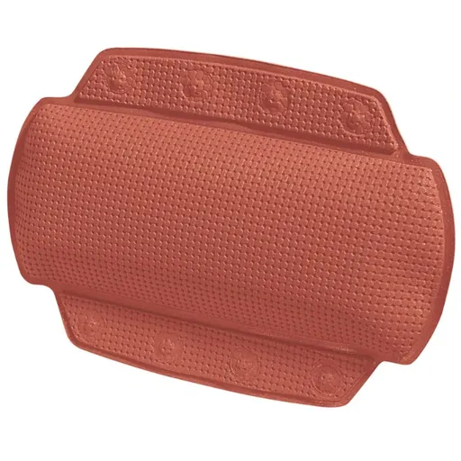 Spirella Polštář do vany ALASKA, terakota, 32 x 23 cm