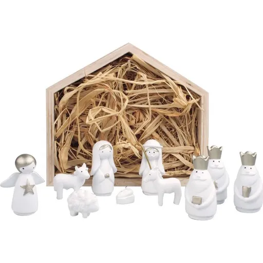 Dřevěný betlém 17 x 14,5 cm