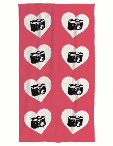 IMPAR Foto na ručník Srdce 70x140 cm