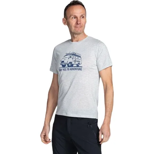KILPI GAROVE Pánské outdoorové triko, šedá, velikost XXXL