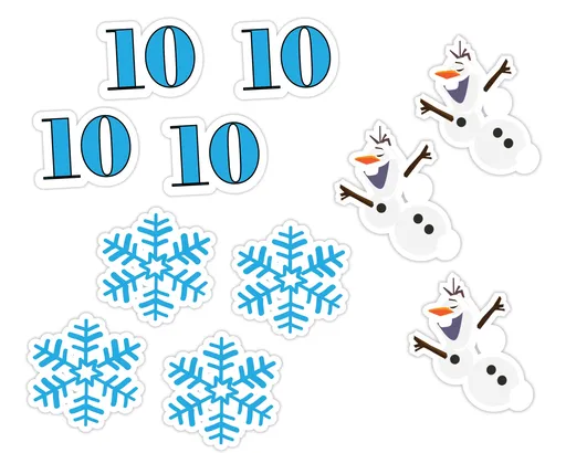 Personal Personalizované zápichy do koláčků - Frozen