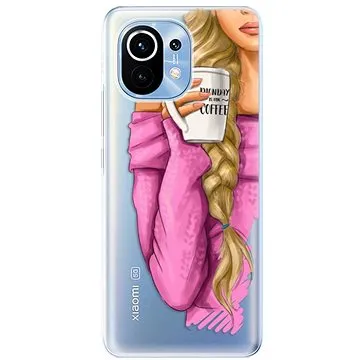 iSaprio My Coffe and Blond Girl pro Xiaomi Mi 11 (coffblon-TPU3-Mi11)
