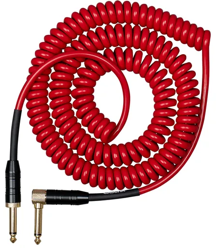 Cascha Advanced Line Guitar Cable Curly Red 6m