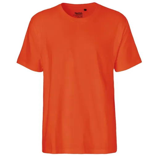 Neutral Pánské tričko Classic z organické Fairtrade bavlny - Oranžová | 2XL