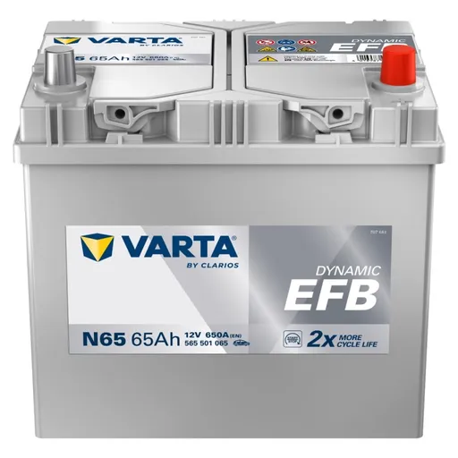 Autobaterie Varta Dynamic EFB 65Ah, 12V, 650A, N65