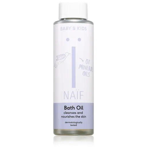 Naif Baby & Kids Bath Oil mléčný koupelový olej pro miminka a děti 100 ml