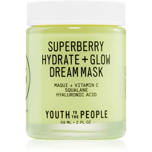 Youth To The People Superberry Hydrate + Glow Dream Mask maska pro rozjasnění a hydrataci 59 ml