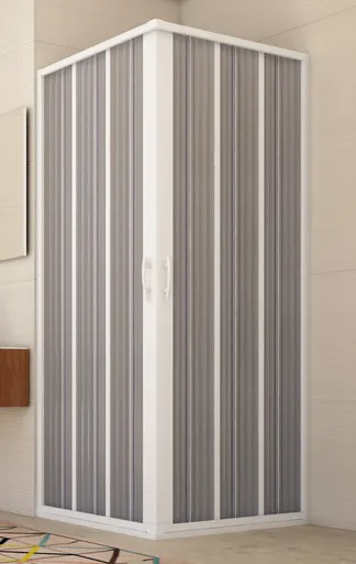 FORTE Sprchová zástěna FLEX GIOVE NEW Rozměr A 90, Rozměr B 90, Rozměr C 185, Typ otevírání   Zavírání do středu OLBBXF102001