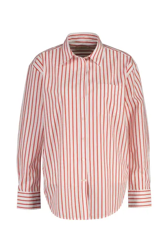KOŠILE GANT REL CLASSIC POPLIN STRIPED SHIRT PERFECT RED