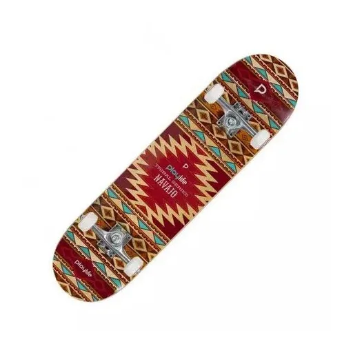 Powerslide PLAYLIFE TRIBAL NAVAJO 31X8" Skateboard komplet, červená, velikost