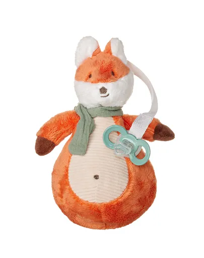 Plyšák Liška s ortodontickým dudlíkem Dentistar, +6 měsíců