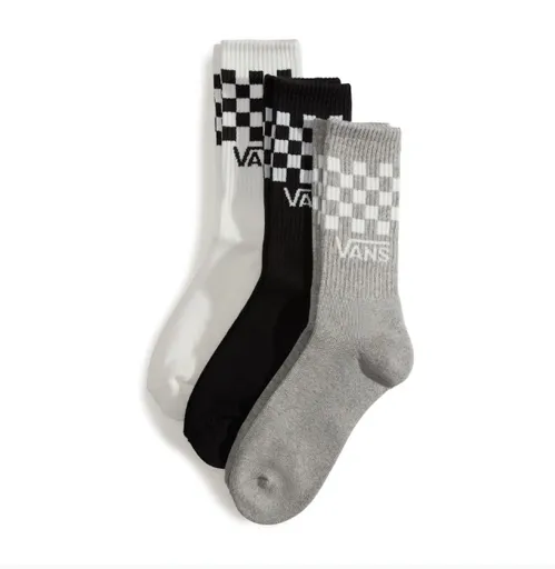 Panské Ponožky VANS Classic Check Crew Checkerboard Black White - M