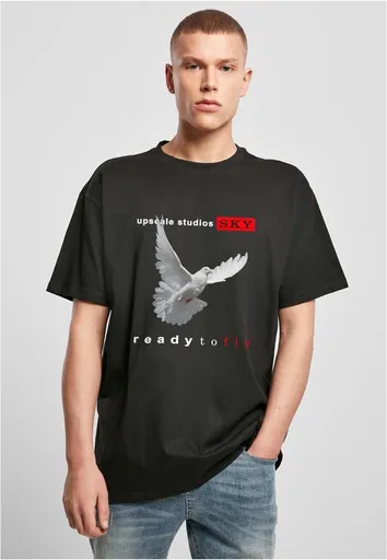 Mr. Tee Ready to fly Oversize Tee black - L