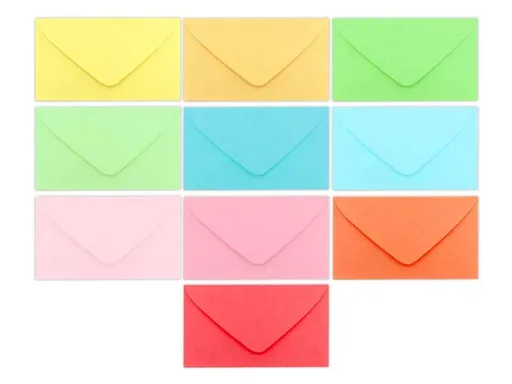 Dopisní obálka C6 barevná mix -