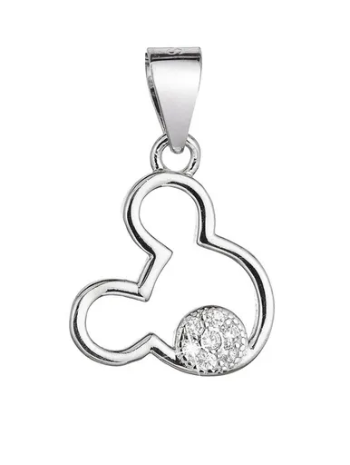 Evolution Group - Pavona Stříbrný přívěsek Mickey Mouse se zirkony 14012.1