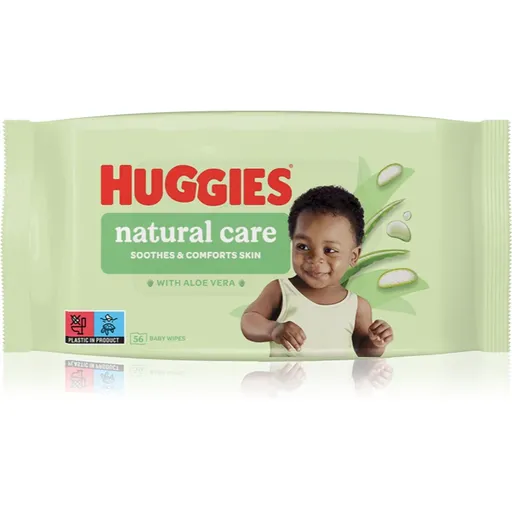 Huggies Natural Care čisticí ubrousky s aloe vera 56 ks