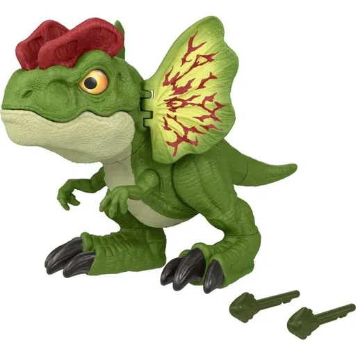 Mattel Jurassic world vystřelující Dilophosaurus se zvuky