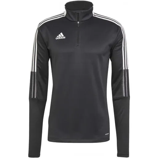 adidas TIRO 21 TOP Pánská fotbalová mikina, černá, velikost XXL