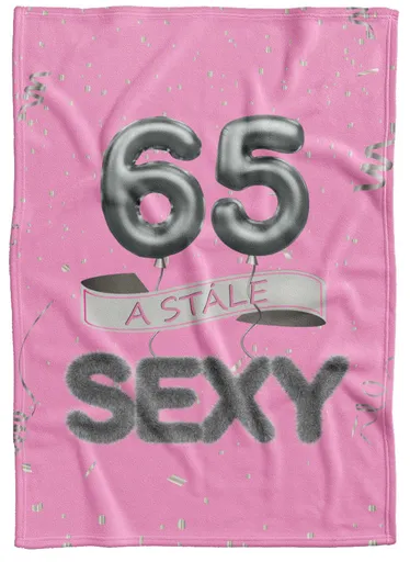 Deka Stále sexy – Růžová (věk: 65, Podšití beránkem: NE)