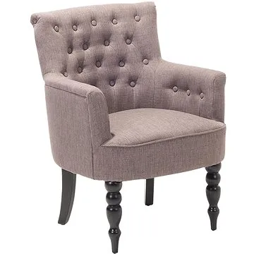 Šedohnědé čalouněné křeslo ALESUND, 55443