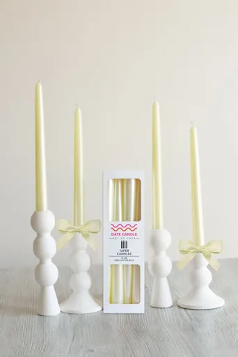 Candle Set (4 Pieces) Neon 4 - Yellow v2