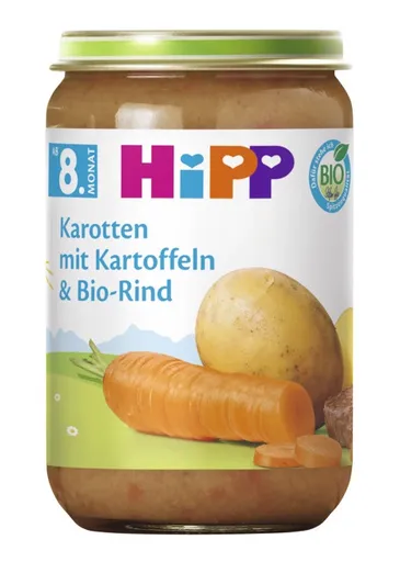 Hipp BIO Brambory, zelenina a hovězí maso 8m+ 220 g