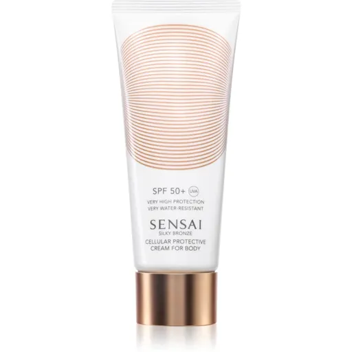 Sensai Silky Bronze Cellular Protective Cream for body opalovací krém proti stárnutí pokožky SPF 50+ 150 ml